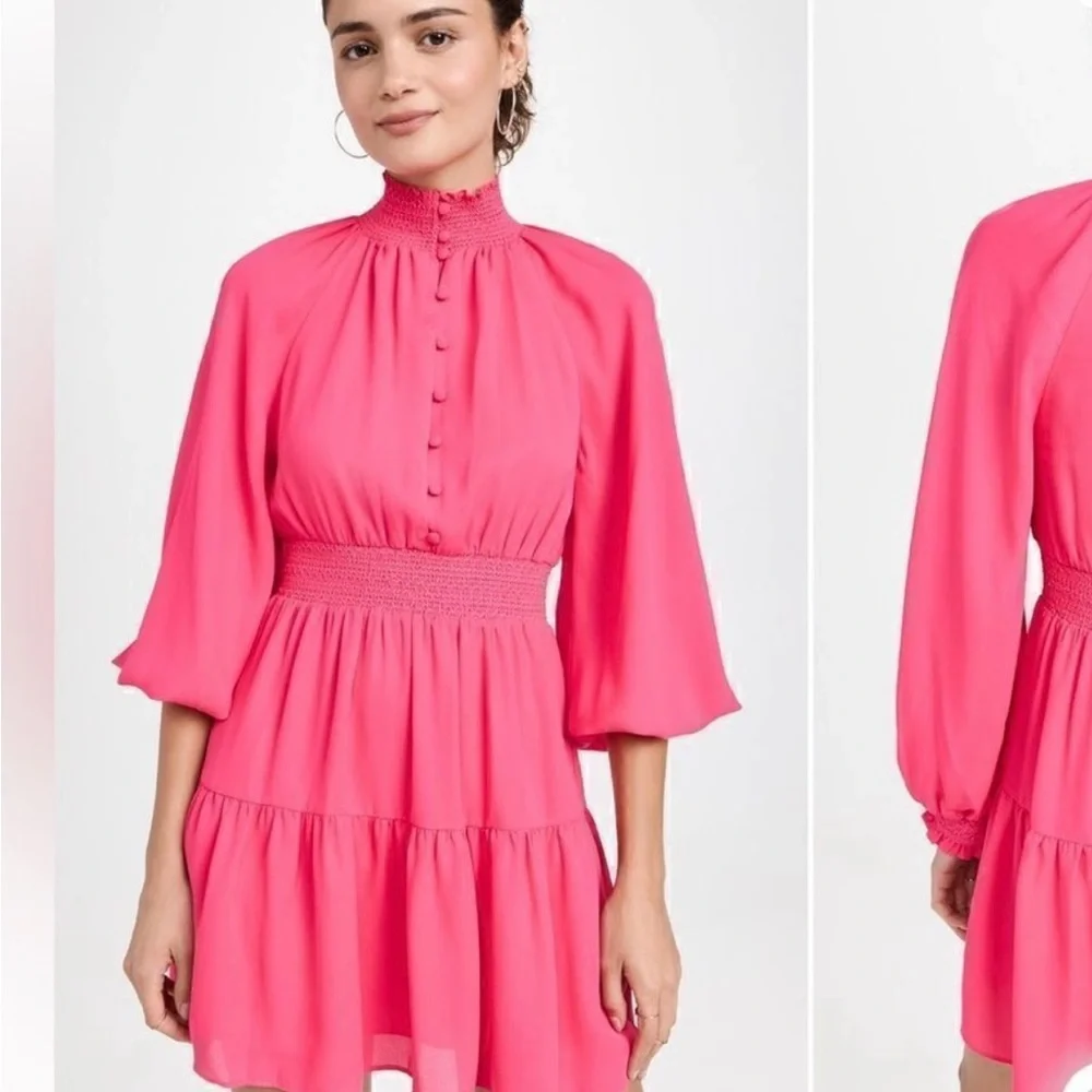 Alice + Olivia Pink Mini Dress - Picture 3 of 4
